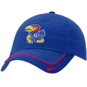  Nike Kansas Jayhawks Royal Blue Turnstyle Hat: Sports 