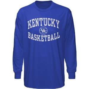  NCAA Kentucky Wildcats Royal Blue Reversal Long Sleeve Basketball 