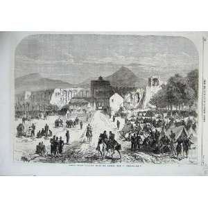  1867 French Troops Lateran Gate Rome Army War Fine Art 