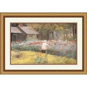  The Poppy Garden by James Wells Champney   Framed 