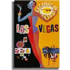 Las Vegas Vintage Promotional Premium Quality Poster 
