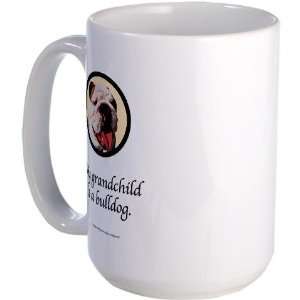   is a Bulldog Mothers day Large Mug by  