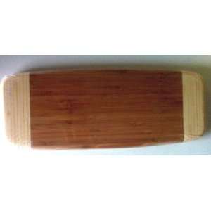  Bamboo Lanai Rectangle 2 tone Cutting Board Kitchen 