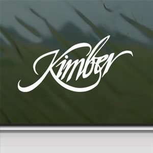  Kimber White Sticker Window Vinyl Laptop White Decal Arts 