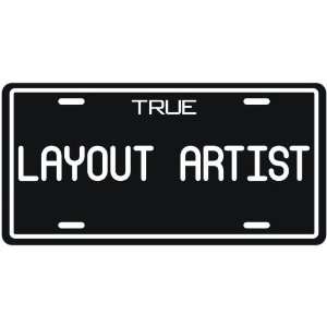   New  True Layout Artist  License Plate Occupations