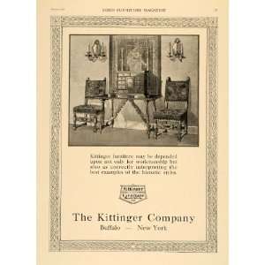  1920 Ad Kittinger Furniture Buffalo New York Historic 