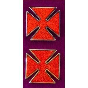 Knights Templar Gold Metal Collar Maltese Crosses