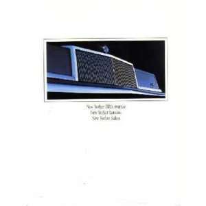    1990 CHRYSLER NEW YORKER Sales Brochure Literature Book Automotive