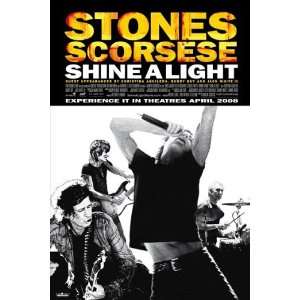 Shine A Light Poster Swiss 27x40 The Rolling Stones Bill Clinton Jack 