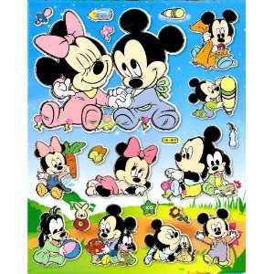 Disney Baby Mickey Sticker Sheet BL092 ~ Baby goofy Baby Mickey baby 