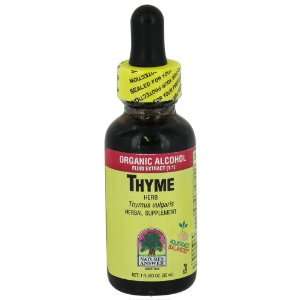  Natures Answer Thyme Herb Organic Alcohol 1 oz Health 