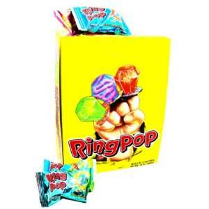 Ring Pop   Fruit, 24 count box  Grocery & Gourmet Food