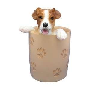Jack Russell Terrier Dog Pen/Pencil Holder:  Home & Kitchen