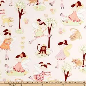  44 Wide Monkeys Bizness Fairy Wing Park Pink Fabric By 