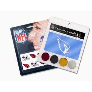    Arizona Cardinals Face Paint and Tattoo Pack: Sports & Outdoors