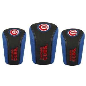  Chicago Cubs 3pc Golf Club/Wood Head Cover Set Sports 