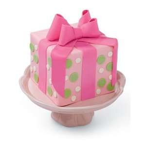  pink dots birthday present cake: Home & Kitchen