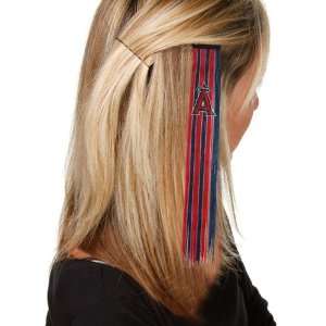   Angels of Anaheim Ladies Red Navy Blue Sports Extension Hair Clips
