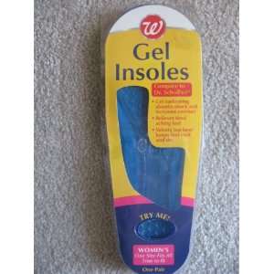 Walgreens Womens Gel Insoles One Size Fits All   Compare to Dr. Scholl 