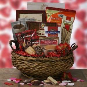 Gourmet Valentine Valentines Gift Basket Grocery & Gourmet Food