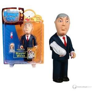  Mayor West from Family Guy Series 3 Action Figure: Toys 