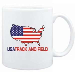    New  Usa Track And Field / Map  Mug Sports