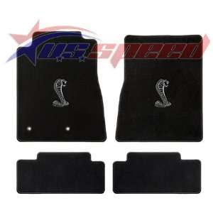    2005 2010 Ford Mustang Floor Mats With Cobra Logo Automotive