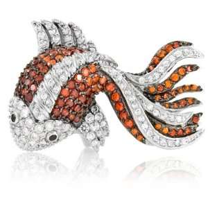  Cruzs Koi Fish Cocktail Ring Emitations Jewelry
