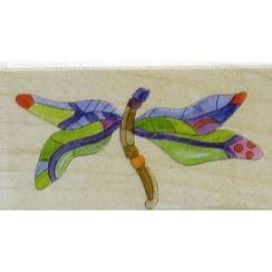  Dragonfly Wood Mounted Rubber Stamp Arts, Crafts & Sewing