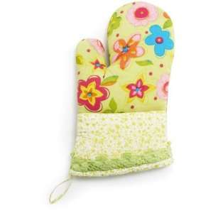 May Flowers Vintage Style Oven Mitt 