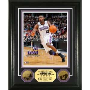 Tyreke Evans 2009 10 NBA Rookie of the Year 24KT Gold Coin Photo Mint 