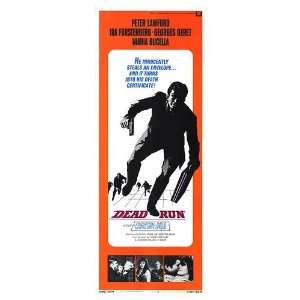  Dead Run Original Movie Poster, 14 x 36 (1969)
