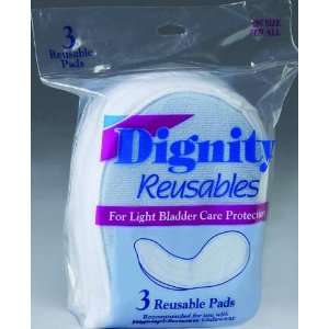 Dignity Reusable Washable Personal Pad, Reusable Pad 1Sz Washable, (1 