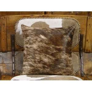  Lt Golden Brindle Cow / Steer Hide (Cowhide) Pillow