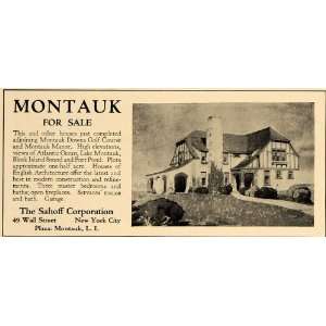  1928 Ad Montauk Mansion Sale Long Island Sahoff Corp 