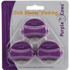  Click Blades 3/Pkg Pinking Pinking, Squiggle, Sta 