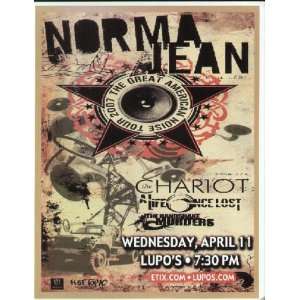  Norma Jean Concert Flyer Providence Lupos