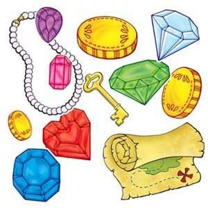  Accent Punch Outs Treasure Gems Toys & Games