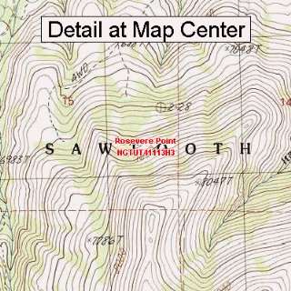   Topographic Quadrangle Map   Rosevere Point, Utah (Folded/Waterproof