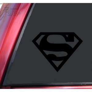  Superman Vinyl Decal Sticker   Black: Automotive