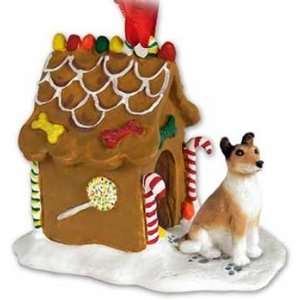  Smooth Collie Gingerbread House Christmas Ornament