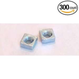   13 Regular Square Nuts / Steel / Hot Dip Galvanized / 300 Pc. Carton