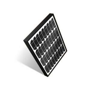   Monocrystalline Solar Panel Battery Charger, Black: Home Improvement