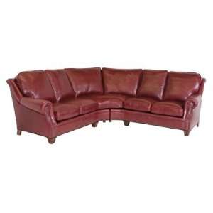  Classic Leather Portsmouth Sectional Sofa Patio, Lawn 