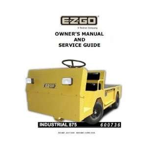   Service Guide for Electric Industrial Vehicle: Patio, Lawn & Garden
