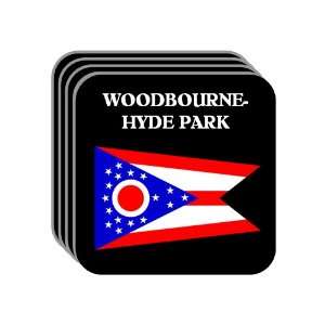 US State Flag   WOODBOURNE HYDE PARK, Ohio (OH) Set of 4 Mini Mousepad 