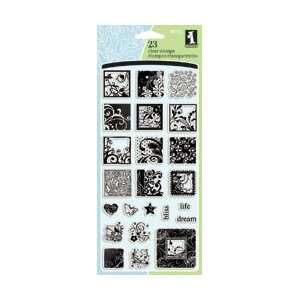   Inchie Clear Stamps 4X8 Sheet   Flourishes Flourishes: Home & Kitchen