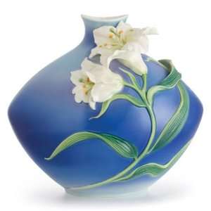  Lily Flower Porcelain Vase