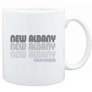  Mug White  New Albany State  Usa Cities Sports 