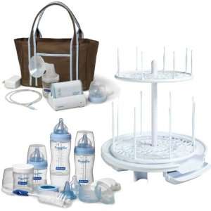 The First Years Mipump Single Breast Pump With Breastflow Starter Set 